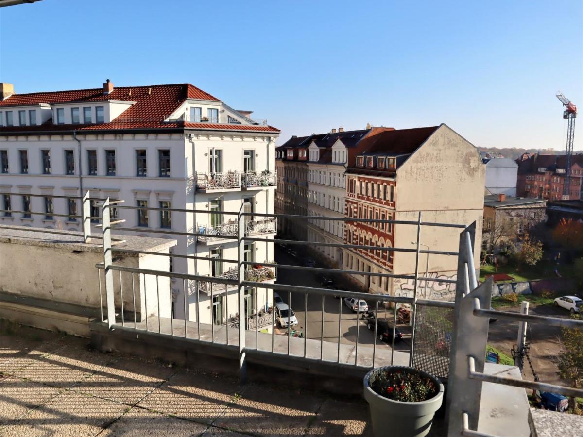 Exklusive Wohnung Mit Dachterrasse In Schleussig Leipzig Exteriör bild