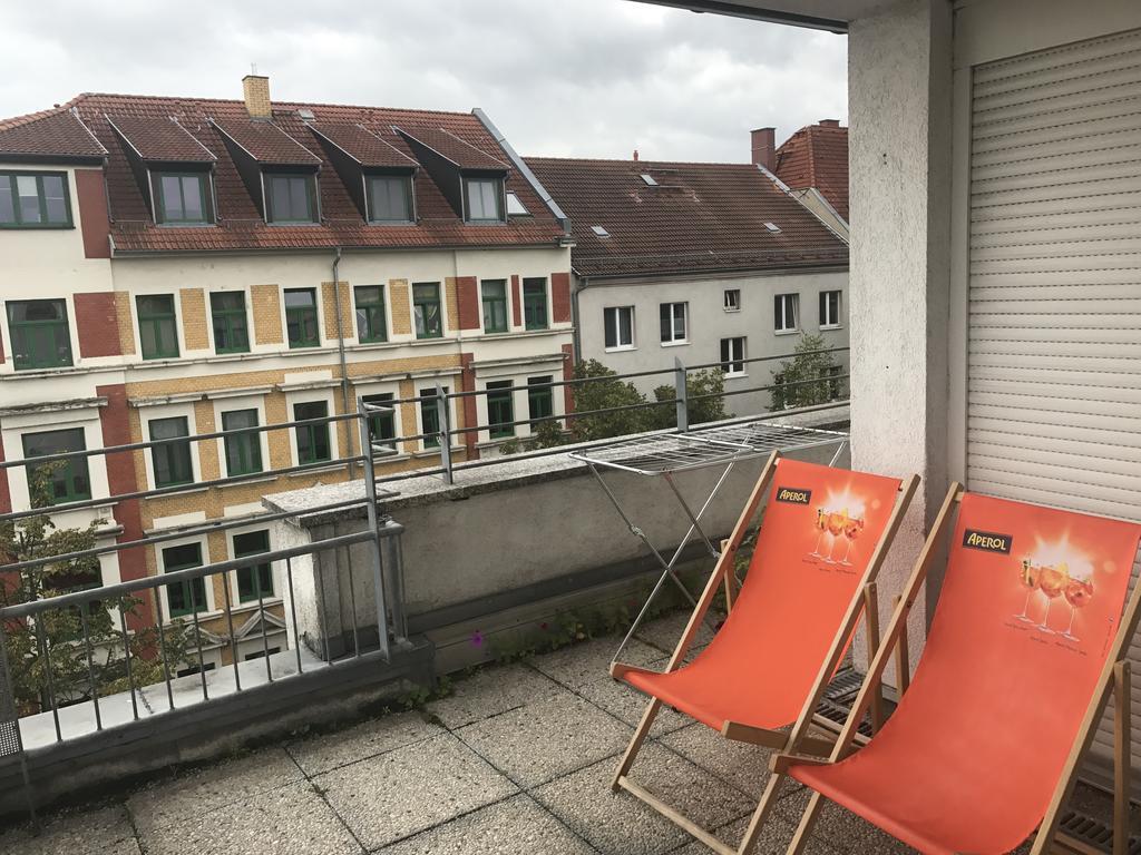 Exklusive Wohnung Mit Dachterrasse In Schleussig Leipzig Exteriör bild