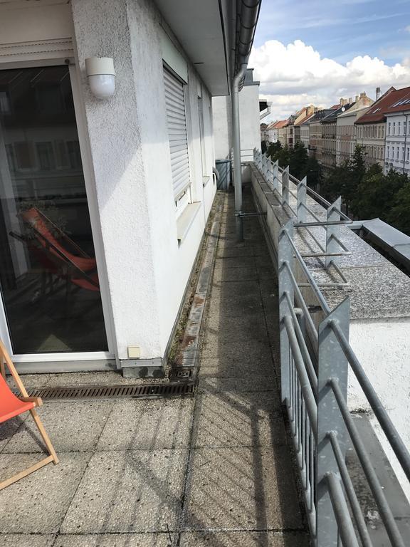Exklusive Wohnung Mit Dachterrasse In Schleussig Leipzig Exteriör bild